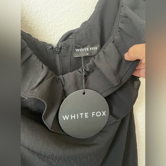 New White Fox Doubt It Mini Dress Black - Picture 4 of 4